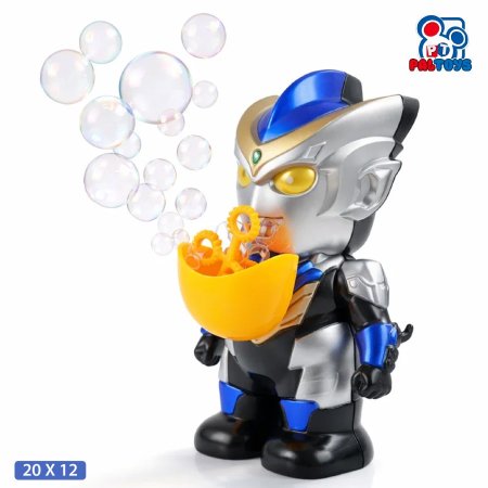 رجل الي فقاعات صابون بطارية